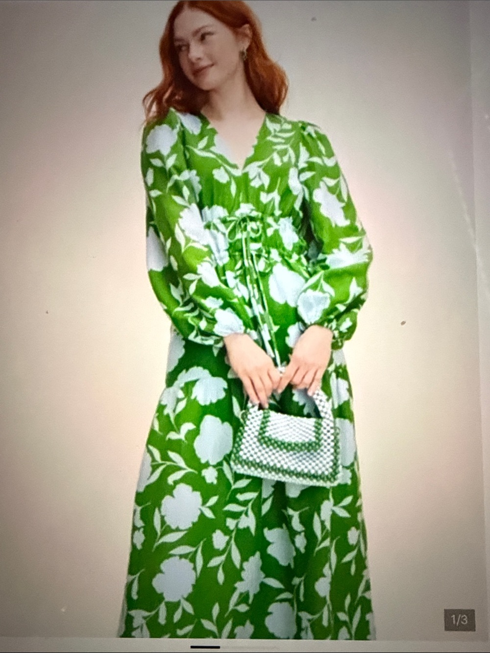 Kate Spade X Target Green Floral Dress